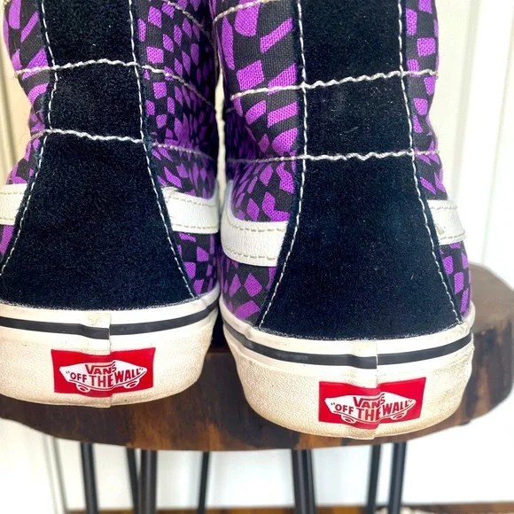Vans Sk8 Hi Decon (Warped Checkerboard) - Picture 3 of 5